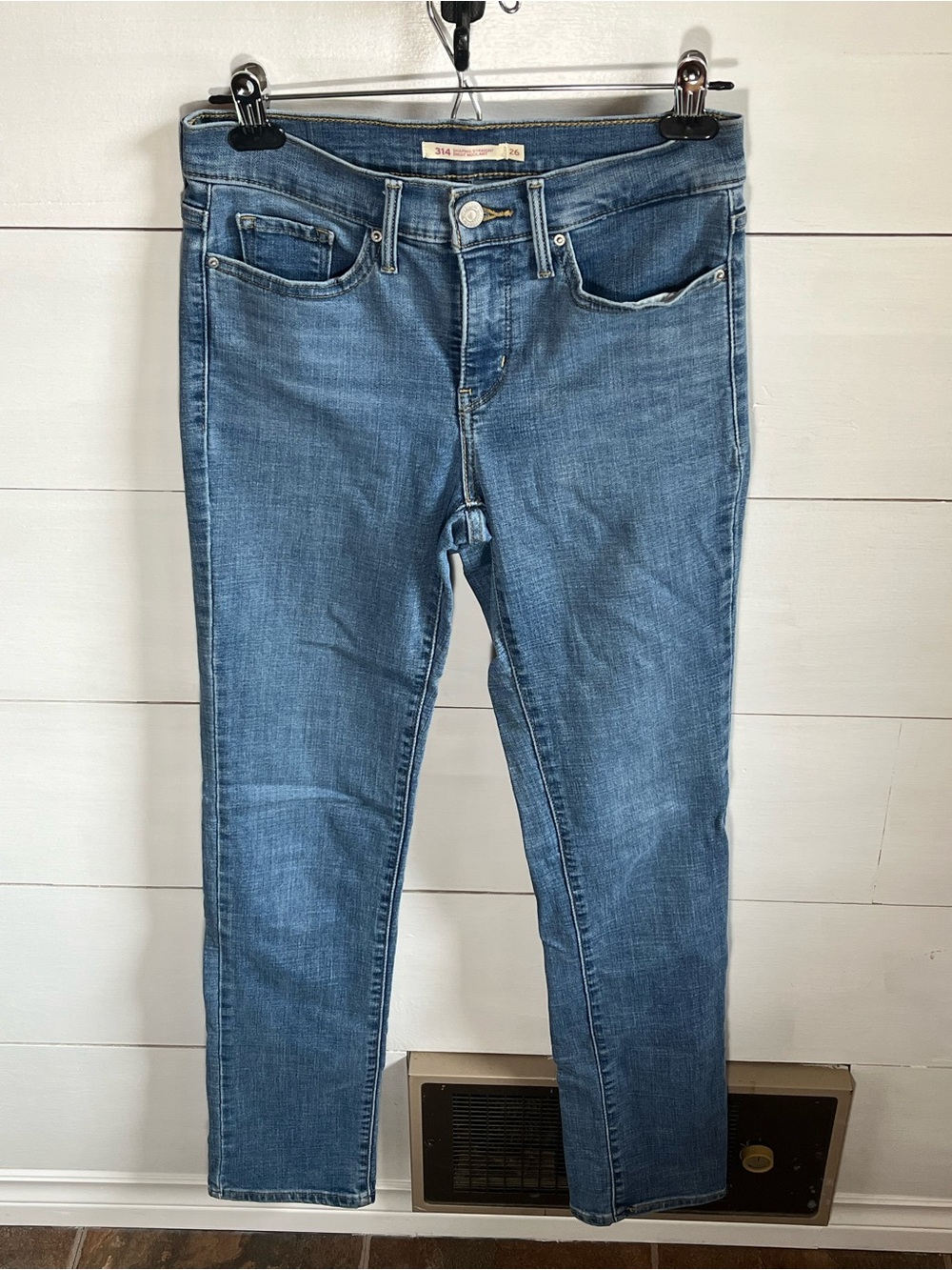 Levi’s Women's Blue Stretch Slim Jeans